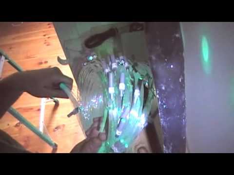 Fiber Optic Star Ceiling Installation Video in Drywall for Children&#039;s Bedroom